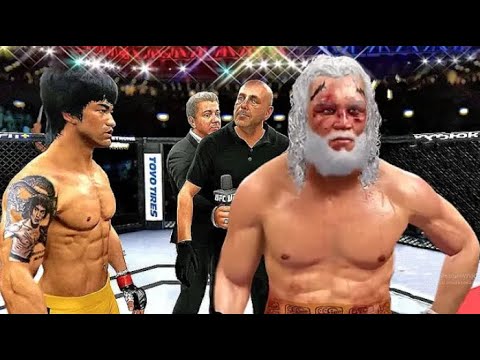 Bruce Lee vs. God Zeus - EA sports UFC 4 - CPU vs CPU epic
