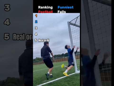 Ranking funniest Football Fails #shorts #ranking #top5 #funny #fail