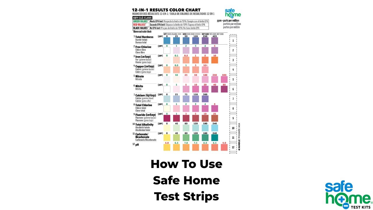 How To Use 12-in-1 Water Test Strips