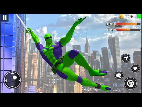 Amazing Rope Frog Spider Power | Gangster Crime Vice City Android GamePlay | By Game Crazy
