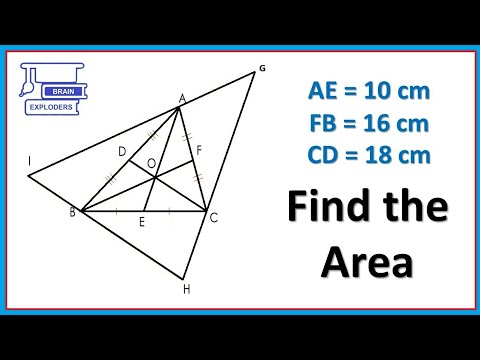 EVIL GEOMETRY PROBLEM: How to solve for the area of triangle when side length is unknown.