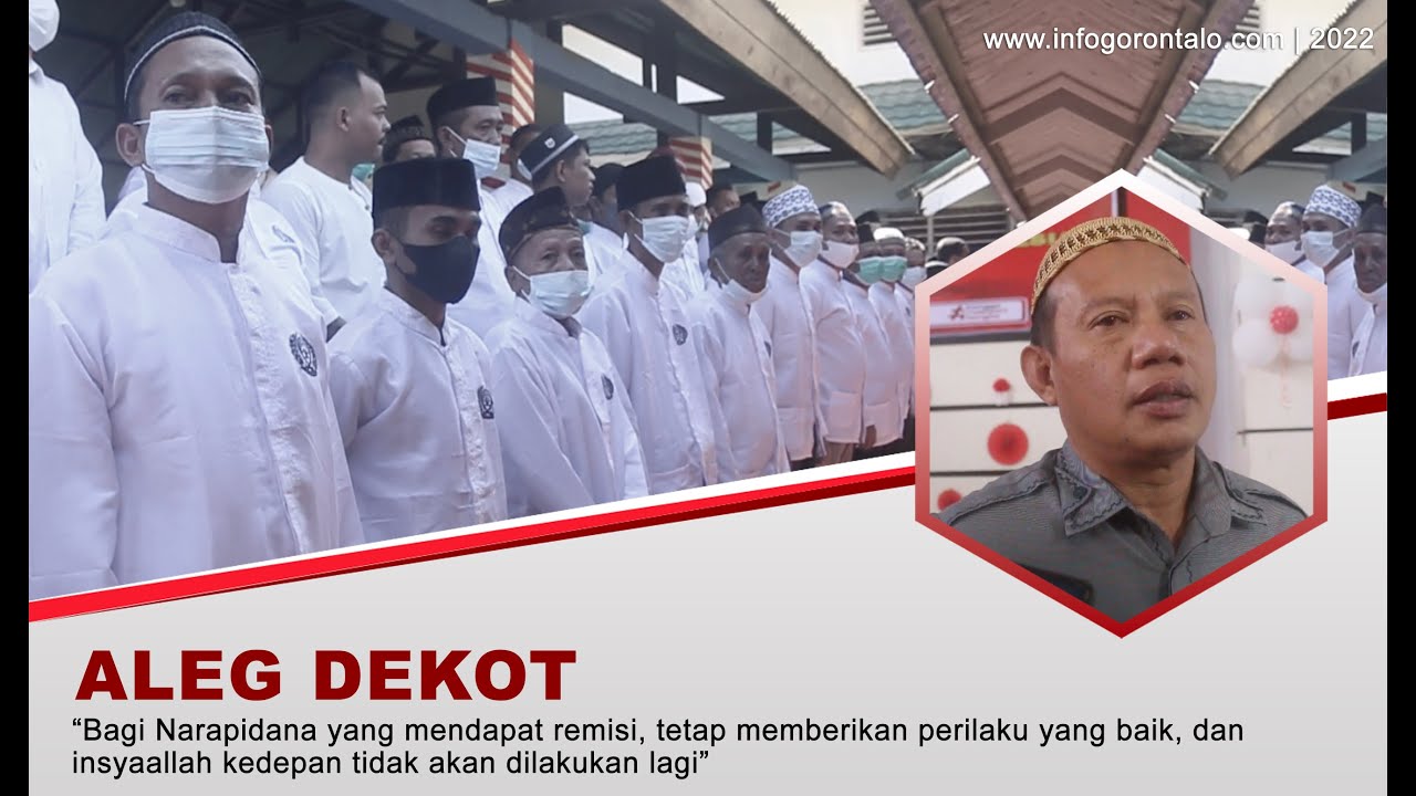 Hadiri Penyerahan Remisi, Ini Harapan Aleg Dekot Kepada Napi Lapas Gorontalo 