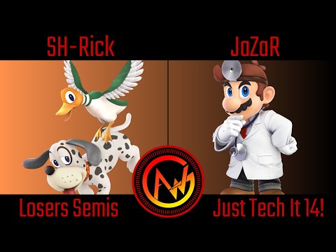 AWG Just Tech It 14 Losers Semis - SH-Rick (Duck Hunt) Vs JaZaR (Dr Mario)  Smash Ultimate - SSBU