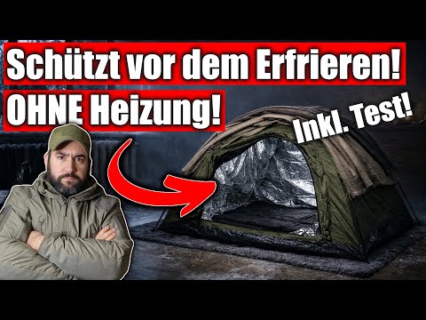 Blackout WITHOUT heating! How good is the "emergency heat tent" really?!