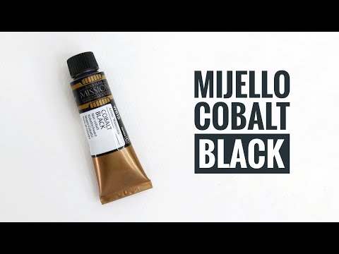 Mijello Mission Gold Cobalt Black Granulating Watercolor