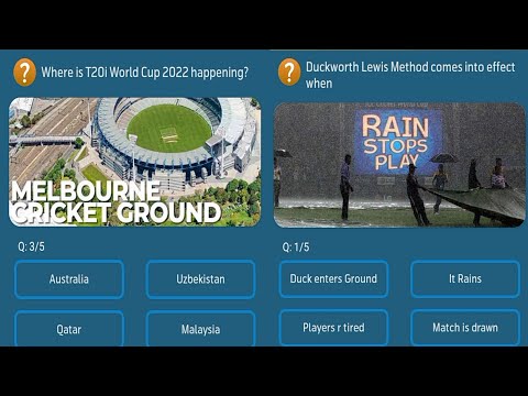 Where is T20i World Cup 2022 happening? | Duckworth Lewis Method comes into effect when