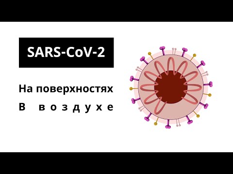 Новый коронавирус, на сколько долго SARS-CoV-2 может сохраняться в воздухе и на поверхностях