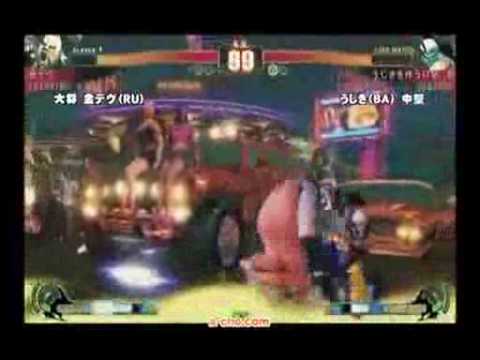 SF4:Kindevu (Ru) vs Ujiki (Ba) - 3rd Place Match - a-cho 3on3 - 01-11-2009