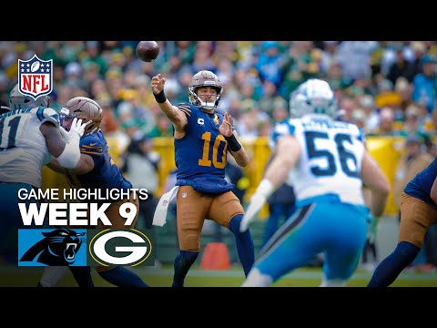 Carolina Panthers vs Green Bay Packers Game Highlights | 2025 NFL Season Week 9
