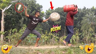Download lagu Big Drum Aluminum Hit Prank ! With Public Reaction Scary Hit Prank || try not to laugh mp3
