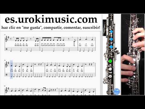 Tutorial de Oboe LSD - Thunderclouds ft. Sia, Diplo, Labrinth Clases Notas um-i927
