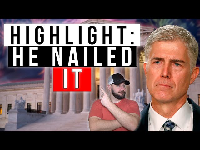 Highlight: Justice Gorsuch Takes Aim At ATF & Executive Bureaucracies Today In SCOTUS Hearing