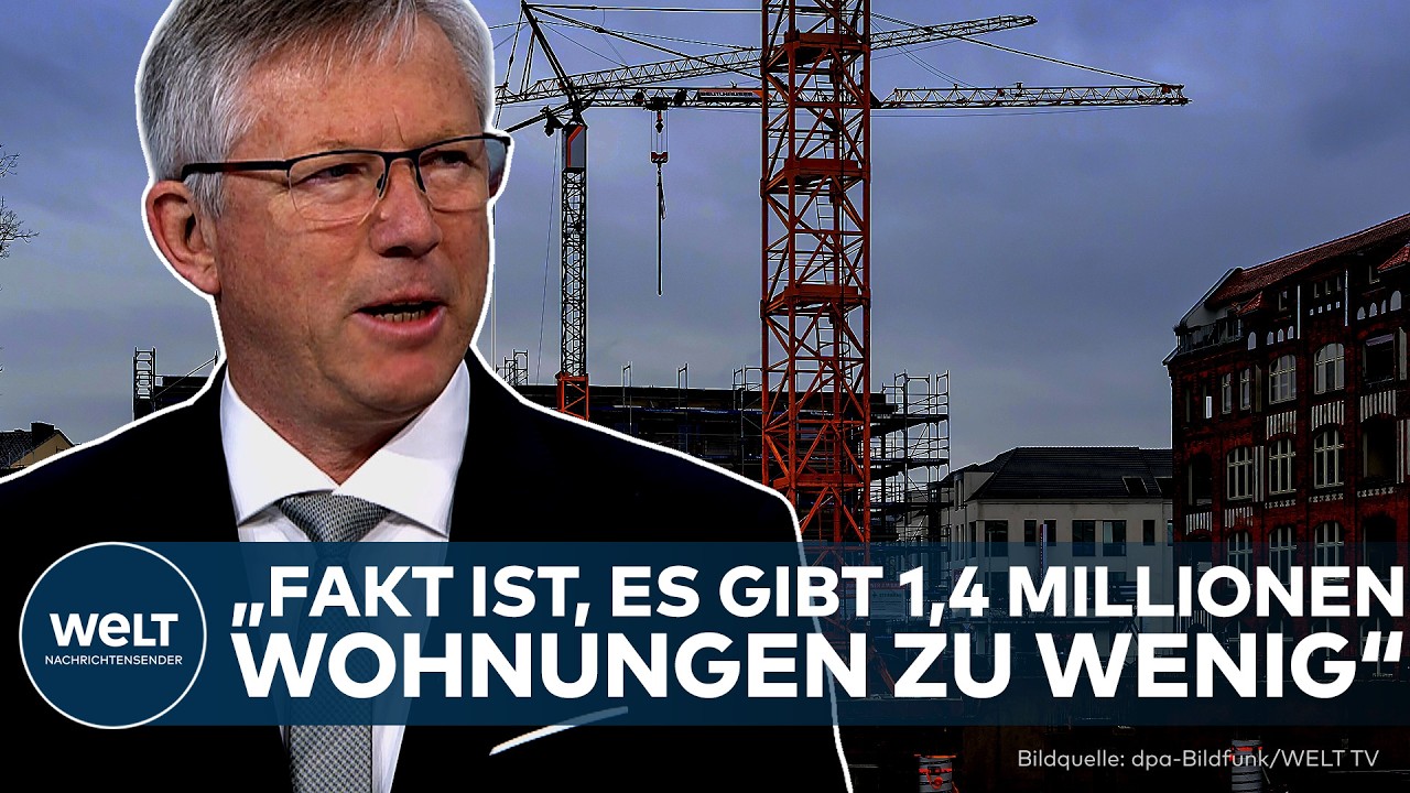 WOHNUNGSKRISE IN DEUTSCHLAND: „Bauen ist zu teuer!“ Bauindustrie fordert einfachen Baustandard