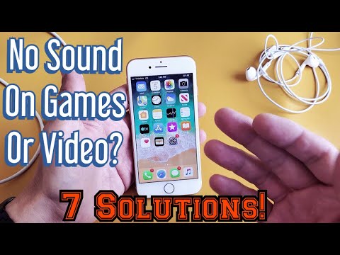 iPhone 8 / 8 Plus: No Sound on Games or Video? FIXED!!!!
