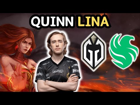 🔥 Quinn LINA Midlane Gameplay 7.37e 🔥 1050 XPM vs Team Falcons - Dota 2