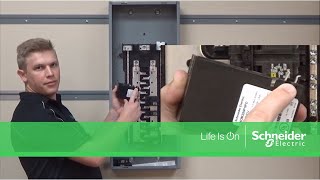 Installing HOM250PSPD in a Homeline Residential Load Center