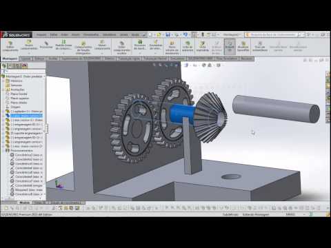 Lesson 104 - Motion Simulation Part 1 - Solidworks - Marcelo Pereira