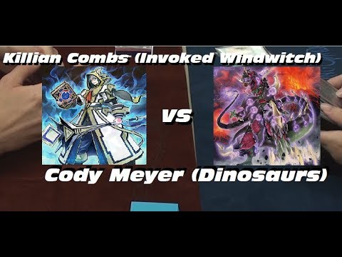 Killian Combs (Invoked Windwitch) Vs. Cody Meyer (Dinosaurs) - Plus One Gaming Feature Match