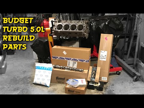 BUDGET 5.0L ENGINE REBUILD PARTS | The parts needed to rebuild a 5.0L shortblock for turbocharging