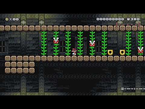 Double-Take Dungeon by Guzma - SUPER MARIO MAKER - NO COMMENTARY 1bi