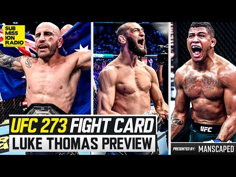 UFC 273 PREVIEW: Volkanovski vs. Korean Zombie, Khamzat Chimaev vs. Gilbert Burns, Sterling vs. Yan