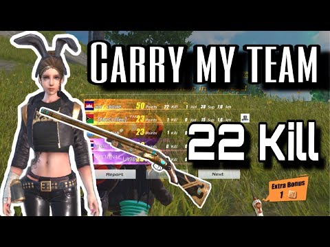 Carry my team 22 Kills Full Gameplay / Rules of Survival / Ep 38