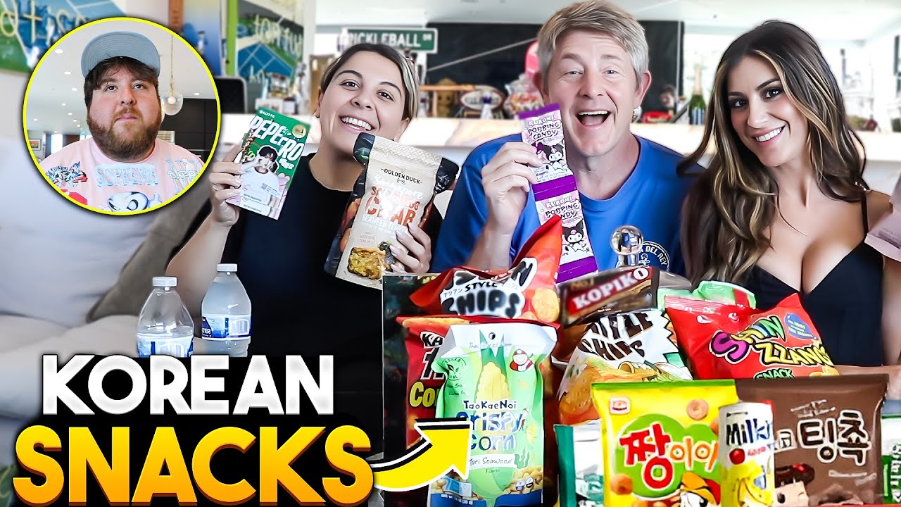 Trying Korean Snacks