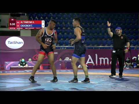 Qual. GR - 87 kg: A. AL TAMEEMI (IRQ) v. T. OKHONOV (TJK)