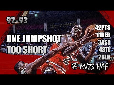 Michael Jordan Highlights vs Spurs (1993.01.24) - 42pts, Carrying the Bulls!