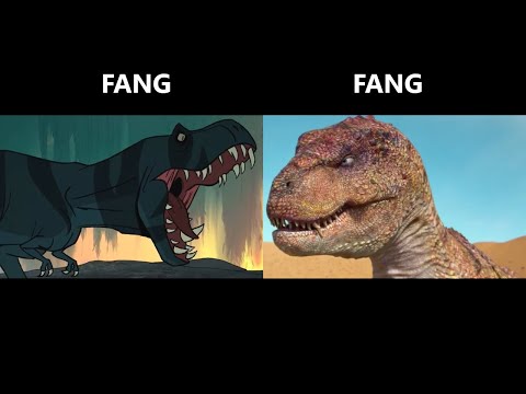 Fang (Primal) vs Fang (Dino king)