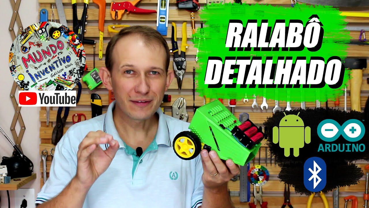 ROBÔ BLUETOOTH - Arduino -  CONTROLADO PELO CELULAR ANDROID