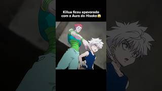 A Aura assassina do Hisoka é muita 😱 #shorts