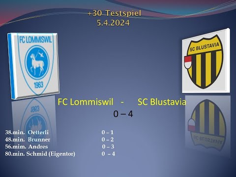 +30 Testspiel FC Lommiswil - SC Blustavia