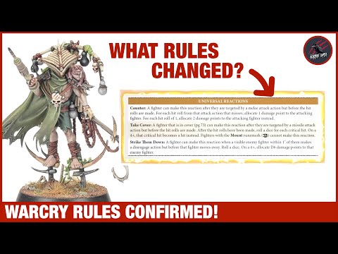 WARCRY RULES CONFIRMED - Universal Reactions - Campaign Changes - Points Update & More! GW Warhammer