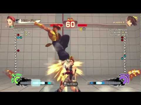 SSF4 AE NiKe5123 (Cammy) Vs SlendidWheat9 (Yang)