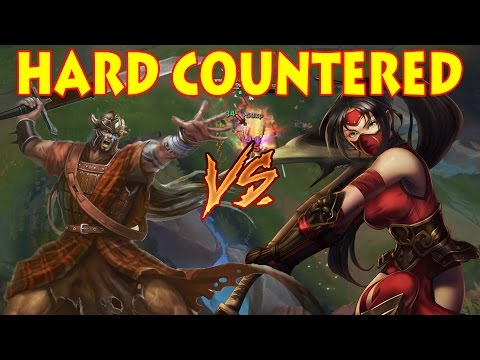 TRYNDAMERE VS AKALI TOP DIAMOND RANKED SOLOQ - HOW TO BEAT AKALI [Patch 7.8]