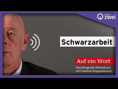 Schwarzarbeit – Das Wort der Woche