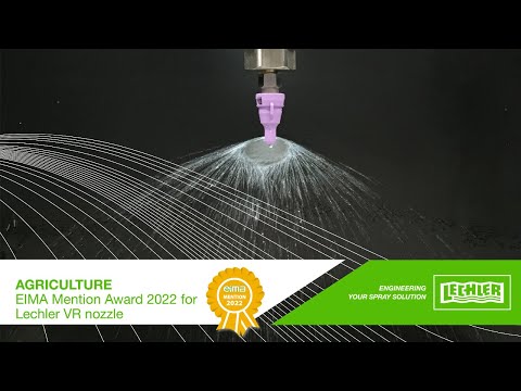Lechler honored with EIMA Mention Award 2022 for VR nozzle