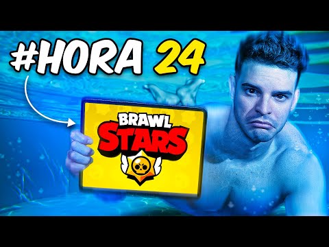 Sobrevivo 24 Horas Jugando Brawl Stars