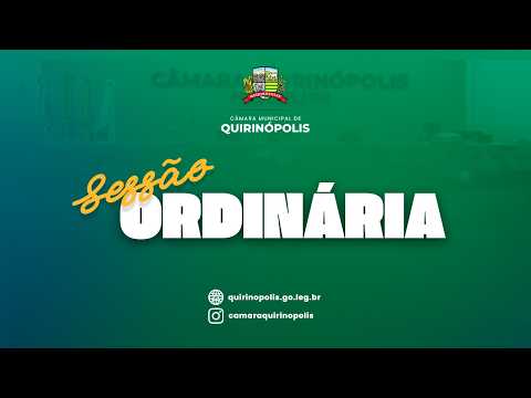 3ª Sessão Ordinária de Junho 17/06/2026 (Câmara de Quirinópolis).