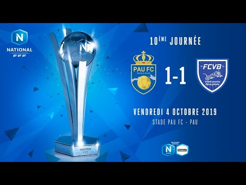 J10 : Pau FC - FC Villefranche B. (1-1), le résumé I National FFF 2019-2020