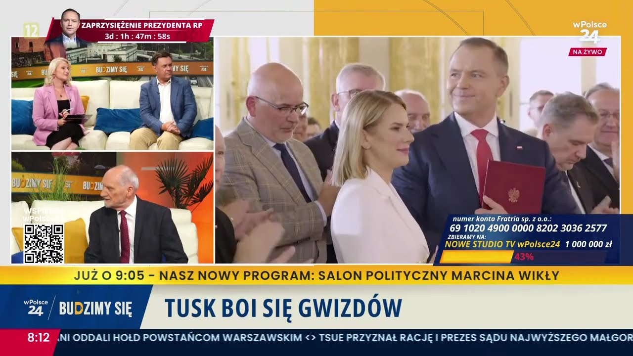 Antoni Macierewicz - Czy Tusk pojawi się na zaprzysiężeniu prezydenta Ka...