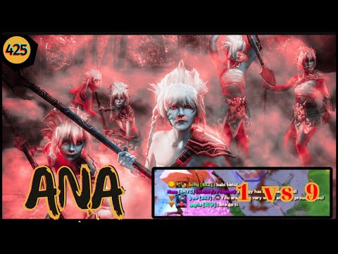 Ana Phantom Lancer 1 vs 9 so Ez  | Ana Stream Moment 425