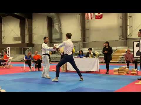 Board breaking in Master Sun Chong’s World Class TKD Festival (Buffalo, NY 2022)
