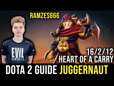 RAMZES666 Safelane Juggernaut DotA 2 Full Gameplays. [DotA 2 Guide]
