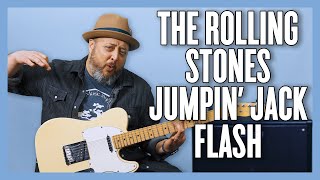 The Rolling Stones Jumpin&#39; Jack Flash Guitar Lesson + Tutorial