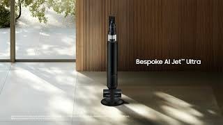 Samsung Easy empty & charge. All-in-one storage.