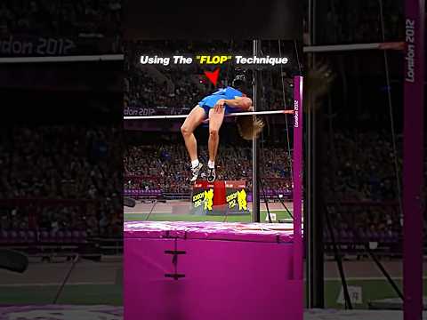 He did this a DECADE after the "Flop" was created...😳 #track #highjump #worldrecord #sports