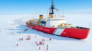 Life Inside Gigantic US Icebreaker Ship Battling Massive Ice