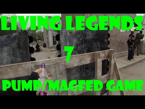 LIVING LEGENDS 7 PUMP & MAGFED GAME - FAST ACTION RESPONSE TEAM PAINTBALL
